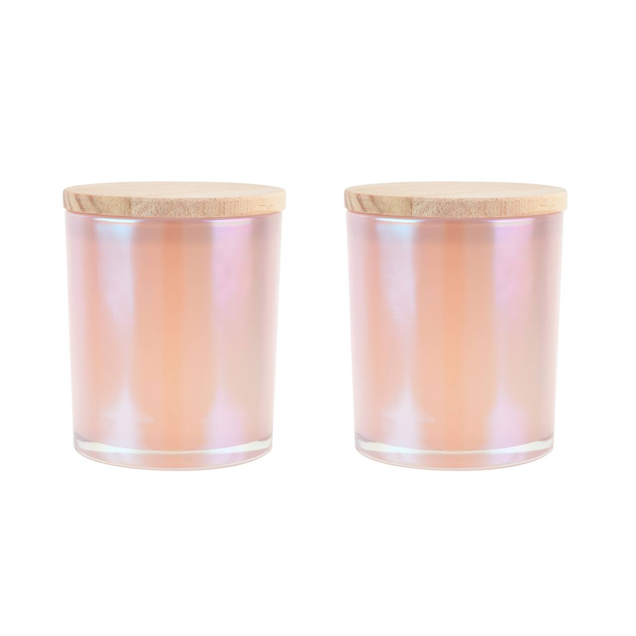 8oz. Iridescent Glass Candle Jars, 2ct. by Make Market®